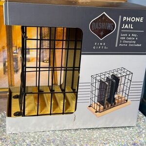 Phone Jail with Black and Tan Design
